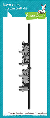 Thank's  Teacher Line Border